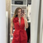 Vivian σετ κοστούμι - Κόκκινο