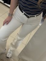 Sienna wide leg jeans - Μπεζ - Image 3