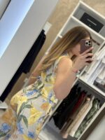 Marrien floral set παντελόνα / γιλέκο - Κίτρινο - Image 4