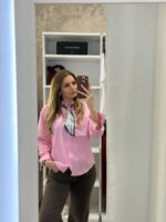 Shart πουκάμισο ποπλίνα - Ροζ