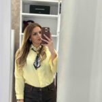 Shart πουκάμισο ποπλίνα - Λεμονί