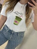 Matcha T-shirt -Λευκό - Image 2