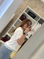 Amore mio T-shirt -Λευκό - Image 3