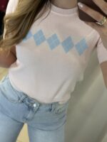 Grandad μπλούζα - Ροζ - Image 2