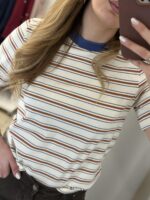 Mariniere T-shirt - Εκρού - Image 2