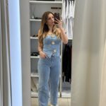 Elinta jean σετ παντελόνι / τοπ - Μπλε