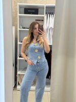 Elinta jean σετ παντελόνι / τοπ - Μπλε - Image 3