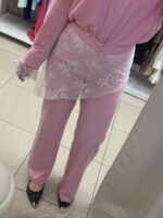 Rosa ψηλόμεση παντελόνα - Ροζ - Image 2