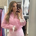 Rosa πουκάμισο με δαντέλα - Ροζ