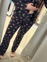 Oliver ψηλόμεση παντελόνα floral - Μαύρο - Image 3