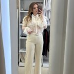 Betta ψηλόμεση παντελόνα - Μπεζ