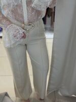 Betta ψηλόμεση παντελόνα - Μπεζ - Image 2