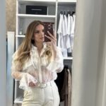 Ertit see through πουκάμισο - Εκρού