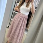 Yelin φούστα τουτου - Ροζ πούδρας