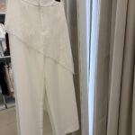 Rosa ψηλόμεση παντελόνα - Λευκό