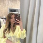 Midia top κρουαζέ - Κίτρινο παστέλ