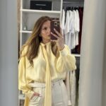 Aira πουκάμισο με δέσιμο - Κίτρινο παστέλ