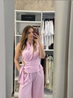 Dilos σετ γιλέκο /παντελόνα - Ροζ παστέλ - Image 2