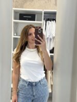 Tera t-shirt με στρας - Λευκό