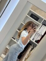 Tera t-shirt με στρας - Σιέλ - Image 3