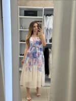 Brigde midi φόρεμα - Μπλε