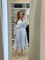 Santorini midi φόρεμα - Σιέλ