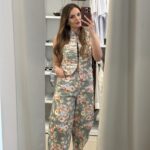 Rosa floral σετ - Φυστικί