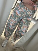 Rosa floral σετ - Φυστικί - Image 3