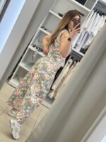 Rosa floral σετ - Φυστικί - Image 2