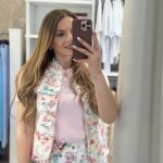 Rosa floral σετ - Εκρού