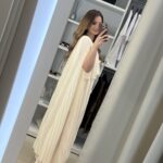 Berta maxi πλισέ φόρεμα - Εκρού