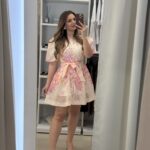 Brigitte mini φόρεμα floral - Σομόν