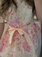 Brigitte mini φόρεμα floral - Σομόν - Image 2