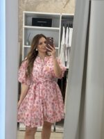 Brigitte mini φόρεμα floral - Ροζ - Image 4