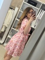 Brigitte mini φόρεμα floral - Ροζ - Image 3