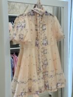 Brigitte mini φόρεμα floral - Μωβ