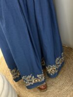 Crete maxi strapless φόρεμα - Μπλε - Image 4