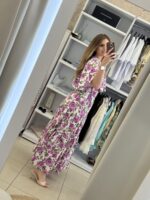 Tinos floral σετ maxi φούστα / τοπ - Λιλά - Image 3
