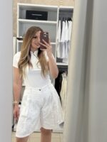 Ios denim βερμούδα - Λευκό - Image 4