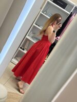 Raya midi φόρεμα - Κόκκινο - Image 3