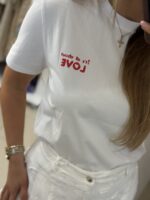It's all about love t-shirt - Λευκό - Image 3
