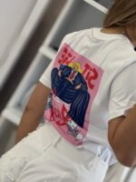Sit like a lady t-shirt -Λευκό - Image 3