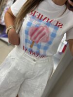 Summer ice-cream t-shirt - Λευκό - Image 2