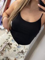 Basic top ραντάκι - Μαύρο - Image 2