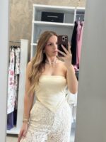 Emmy crop top - Μπεζ