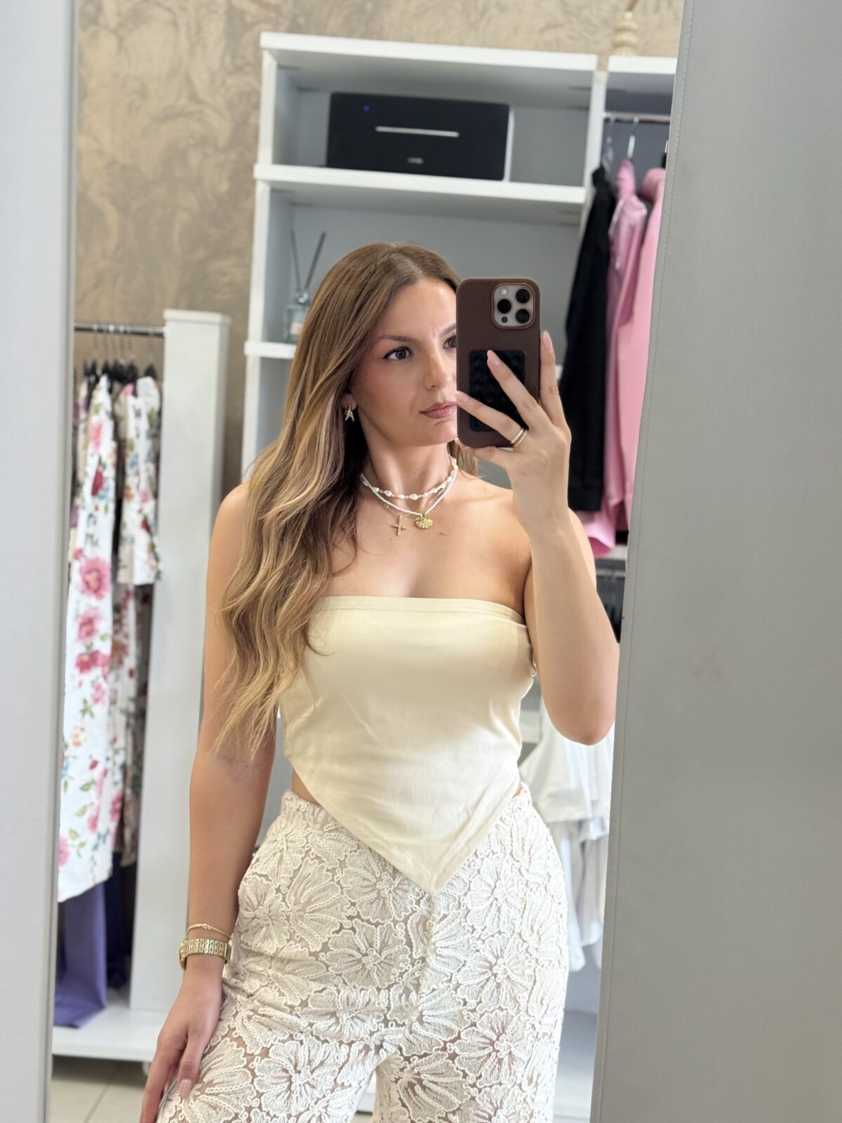 IMG_2577 Emmy crop top - Μπεζ - Image 1