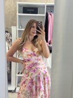 Ophelia maxi φόρεμα εμπριμέ - Ροζ - Image 4