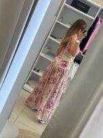 Ophelia maxi φόρεμα εμπριμέ - Ροζ - Image 5