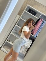 Mirror mini denim φούστα strass - Image 3