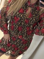 Lucia mini φόρεμα - Καφέ leopard - Image 4